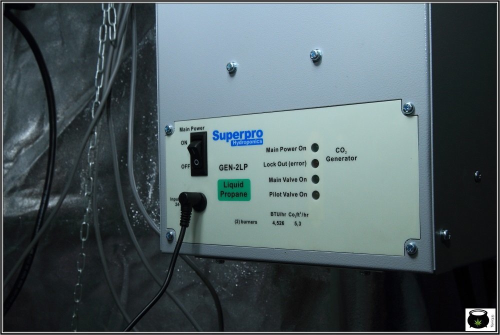 Generador de propano "sin llama" para la optimzacion de cultivo de marihuana con CO2.