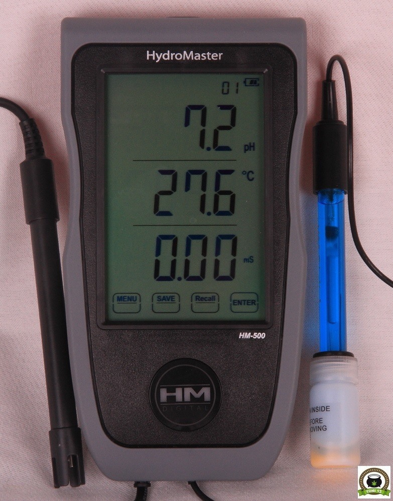 HM500 Hydromaster monitor PH/Temperatura/EC/TDS de "HM Digital"