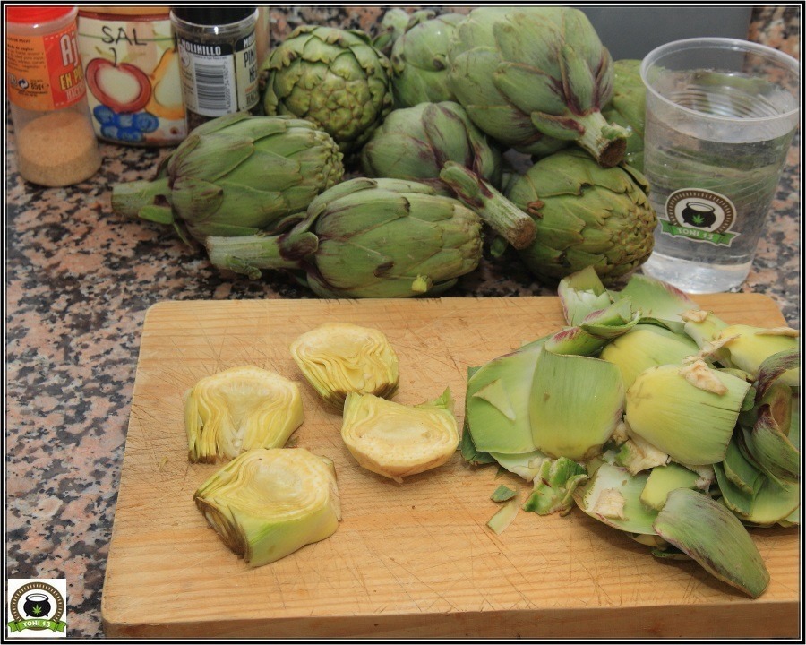  Cocina cannábica: Alcachofas a lo rastafari 3