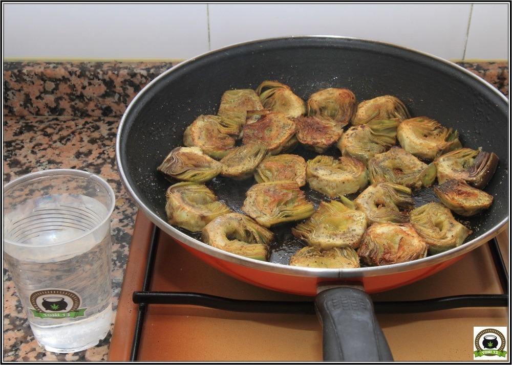 Cocina cannábica: Alcachofas a lo rastafari 6
