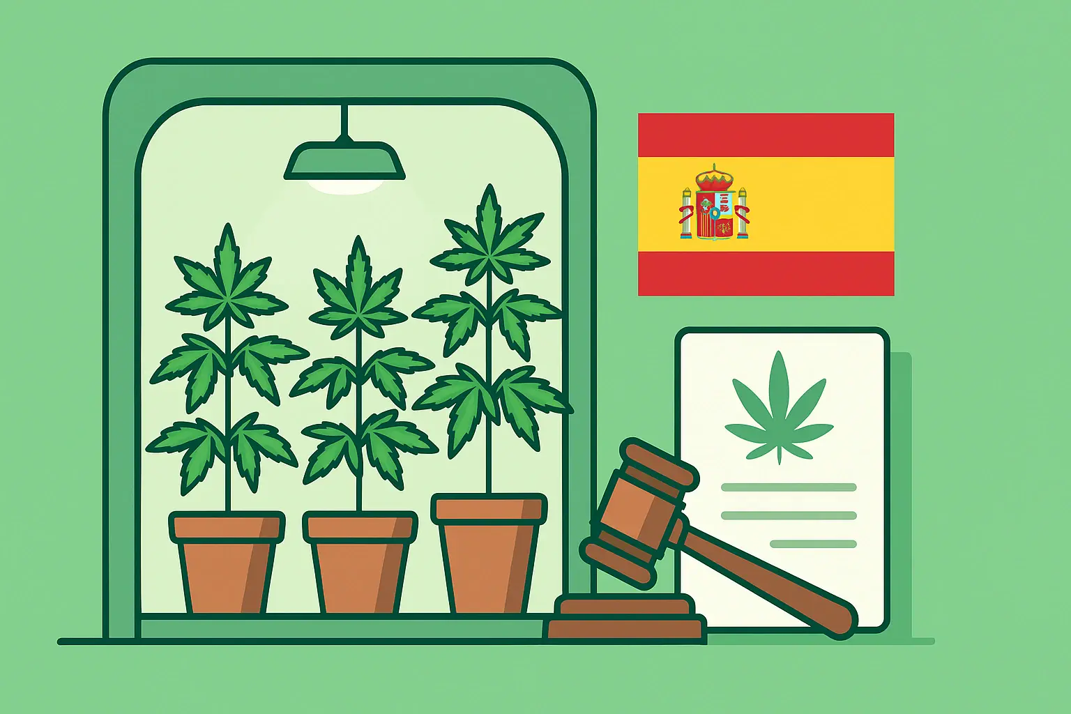 cuantas plantas de maría puedo tener legalmente en españa