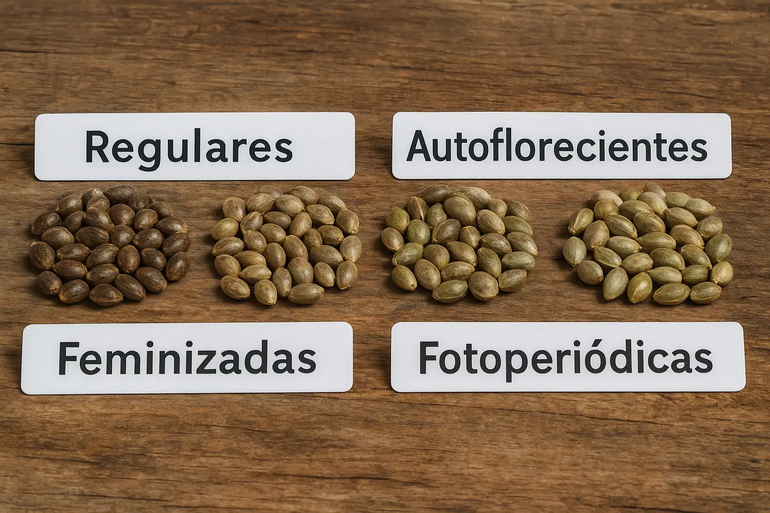 Semillas de marihuanas tipos