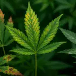 Hojas de Marihuanas enfermas