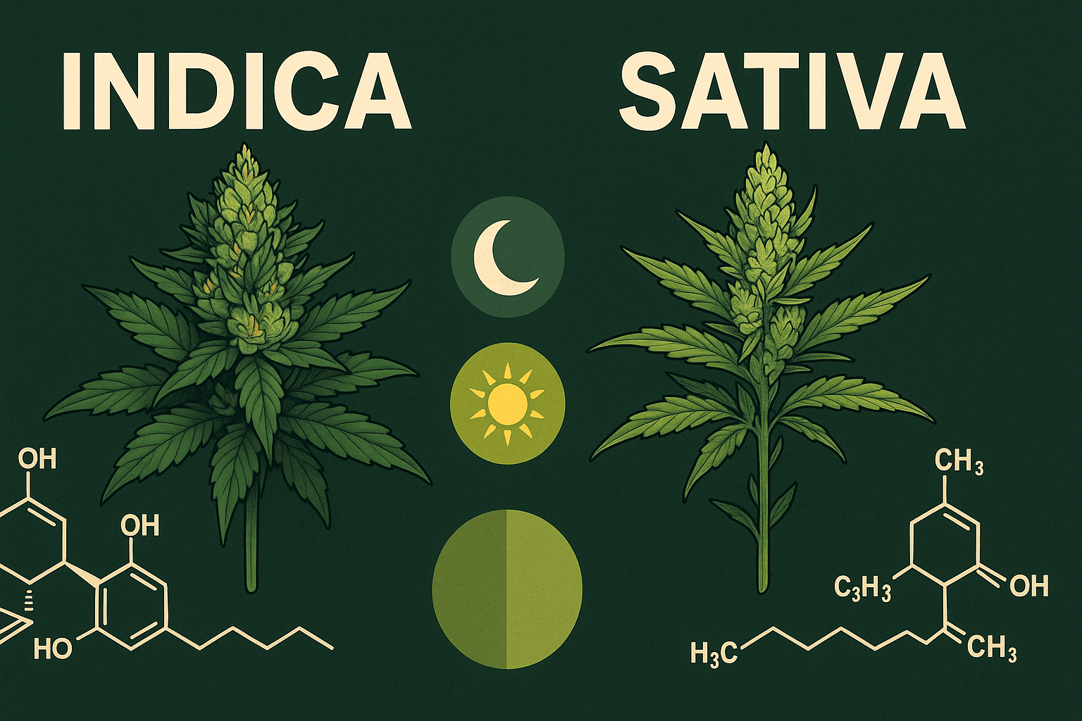 Indica y sativa